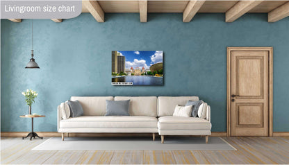 New York State Capitol Print: Albany Landmark Reflecting Pool Photography