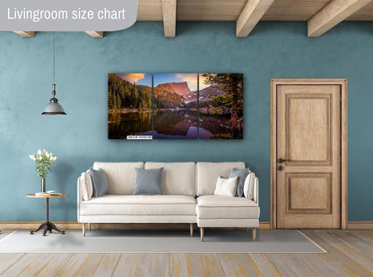 Peak Reflections on Dream Lake: Rocky Mountain National Park Colorado Print Wall Art Photography Aluminum/Acrylic/Metal/Canvas Travel Gift