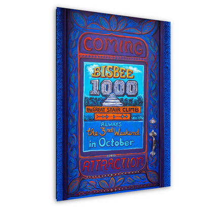 Bisbee Arizona Door Mural Colorful Stair Climb Photography Wall Art