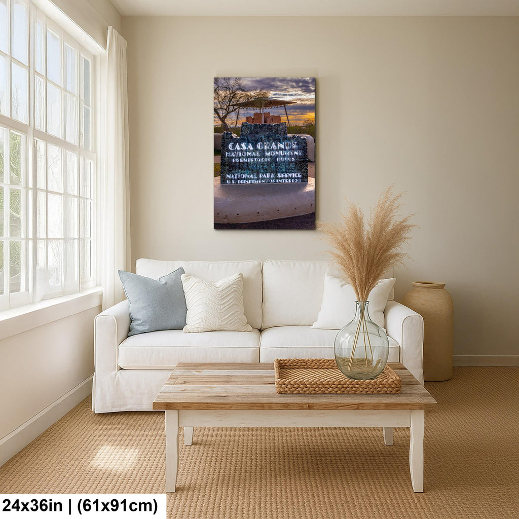 Casa Grande Ruins National Monument, Arizona, Ancient Desert Landmark Photography Wall Art