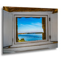 Matanzas River Through Historic Window Photography Print, St. Augustine Florida, Coastal Wall Art Decor