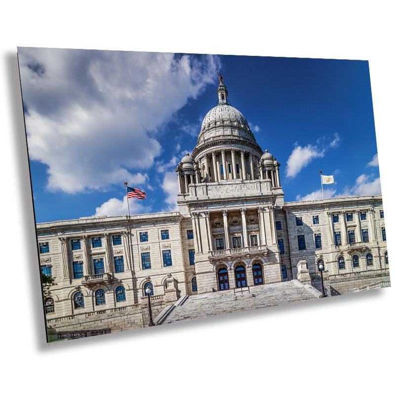 Rhode Island State House Print: Providence Architecture Photography