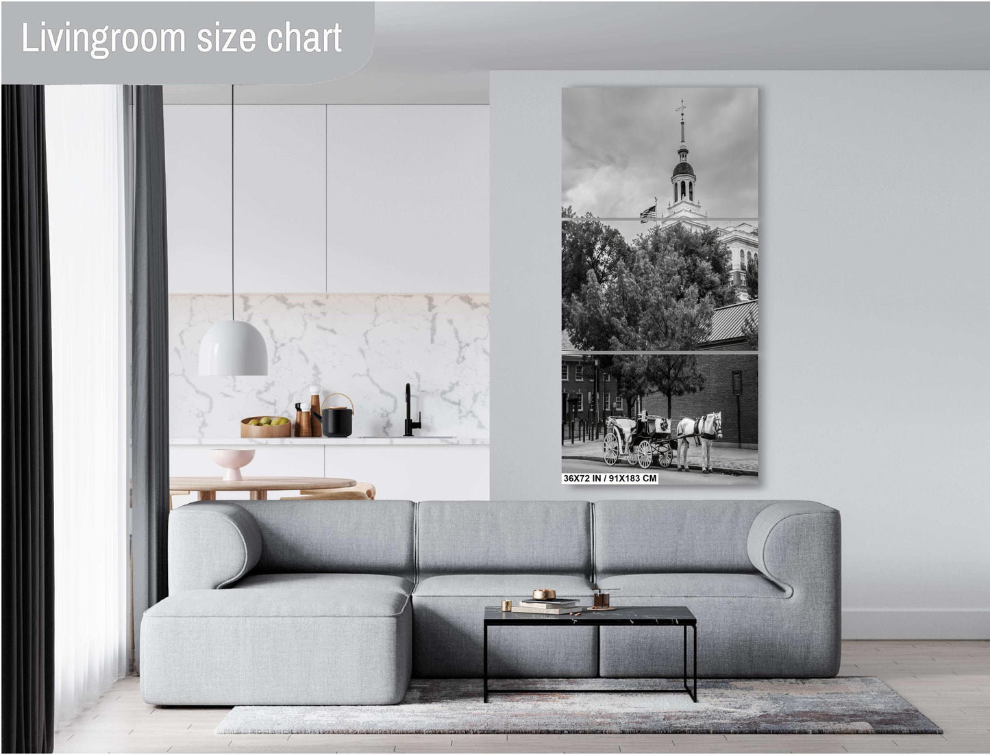 Chariot of Liberty: Independence Hall’s Timeless Companion Independence Hall Philadelphia  Print Wall Art Photography Aluminum/Metal/Canvas