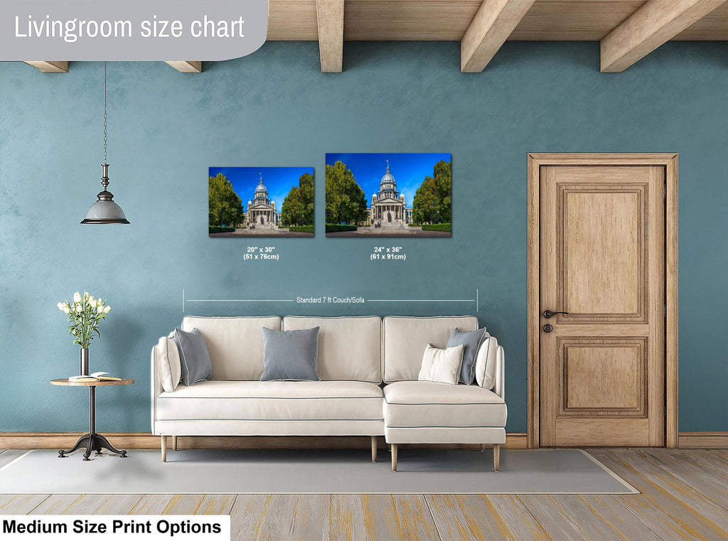 Springfield Illinois State Capitol Dome Photography Print