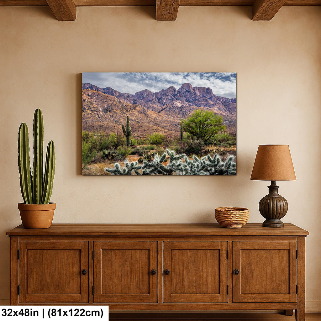 Rugged Desert Beauty Arizona Catalina Mountains Sonoran Landscape Photography Wall Art