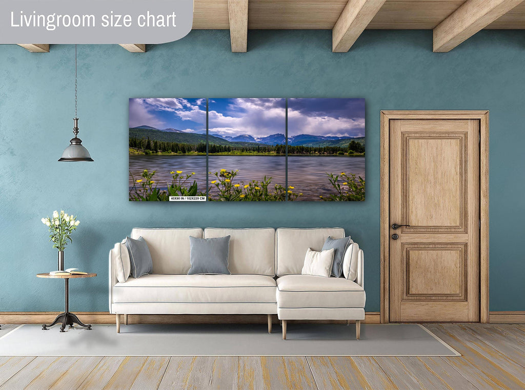 Rocky Mountain National Park Print: Golden Wildflower Lake Photography
