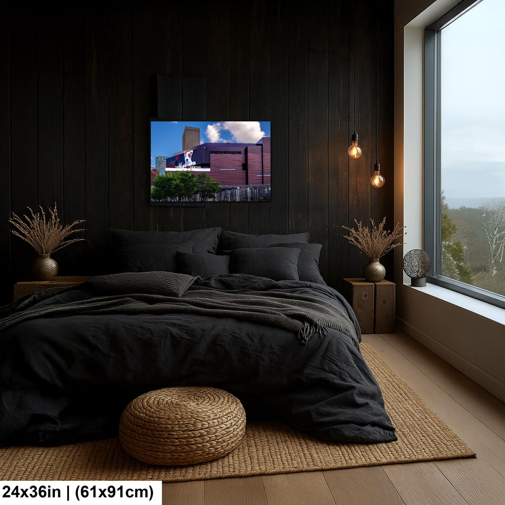 Target Center with Minneapolis Skyline, Arena Wall Art, Timberwolves and Lynx Home Photography Print