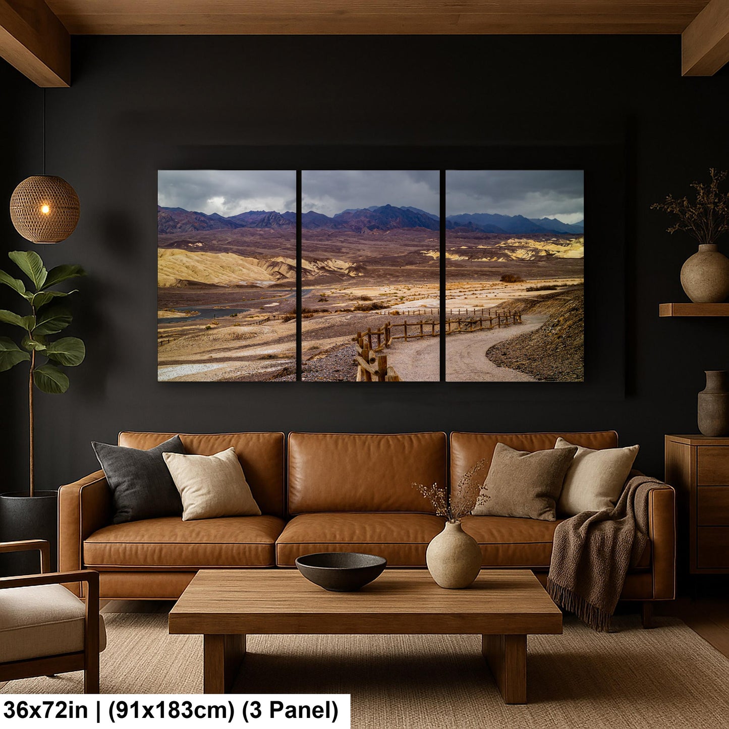 Storm Clouds over Death Valley National Park California Photography Print, Desert Landscape Wall Art