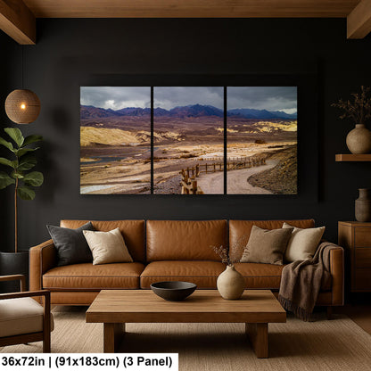 Storm Clouds over Death Valley National Park California Photography Print, Desert Landscape Wall Art