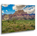 Crimson Sandstone Peak: Red Rock Canyon Las Vegas Nevada Photo Wall Art