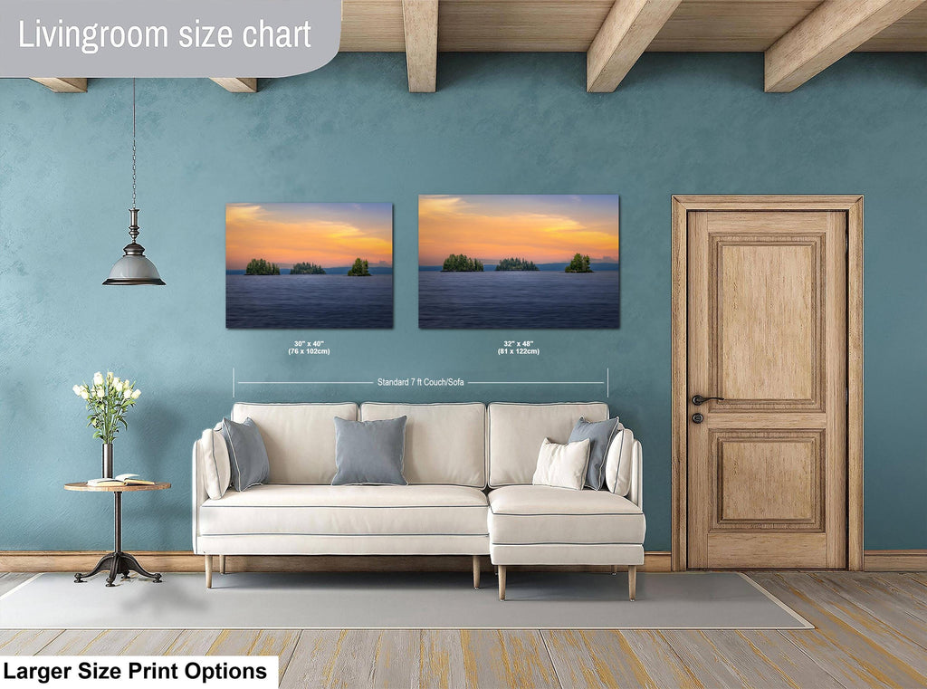 Voyageurs National Park Sunset Lake Islands Photography Wall Art