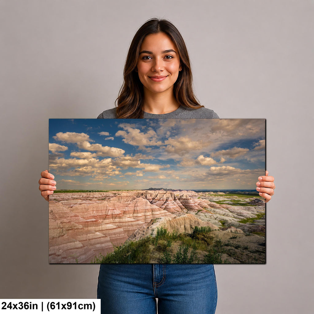 Painted Badlands Formations Photography Print, South Dakota National Park Wall Art, Southwestern Landscape Decor, Nature Photo