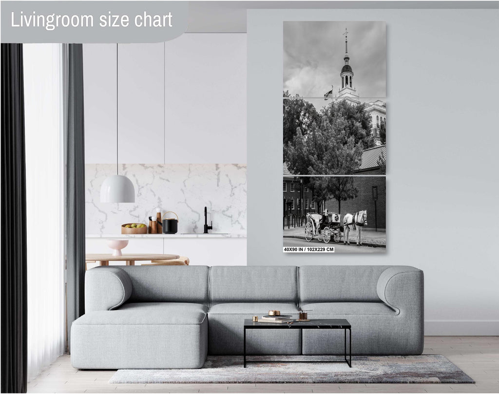 Independence Hall: Philadelphia Horse-Drawn Carriage Photography Wall Art