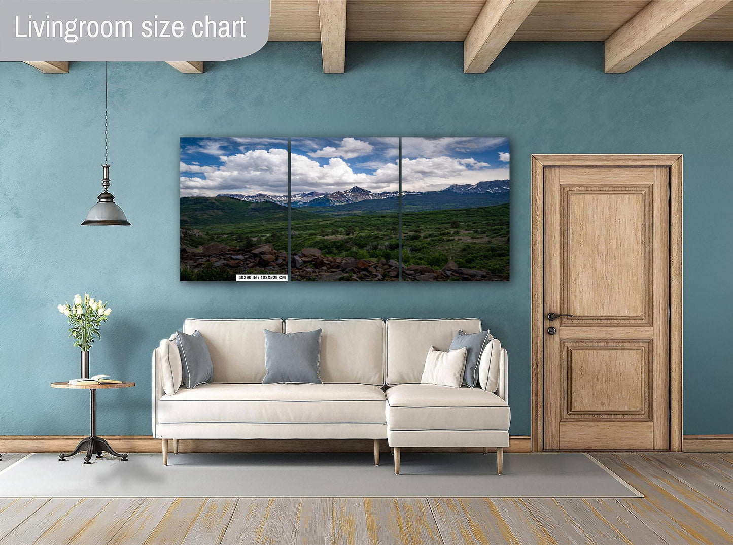 Breathtaking Views of Rocky Mountain Peaks from Colorado’s Telluride Wall Art Print Aluminum/Metal/Canvas Nature Landscape Photography