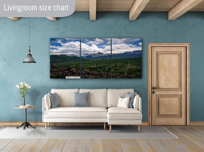 Breathtaking Views of Rocky Mountain Peaks from Colorado’s Telluride Wall Art Print Aluminum/Metal/Canvas Nature Landscape Photography