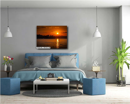 Moments Before Sundown on Lake Keowee South Carolina Print Wall Art Photography Aluminum/Acrylic/Metal/Canvas Nature Home Decor Photography