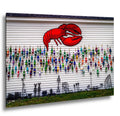 Lobster Buoy Display: Bar Harbor Maine Coastal Fishing Photography Wall Art
