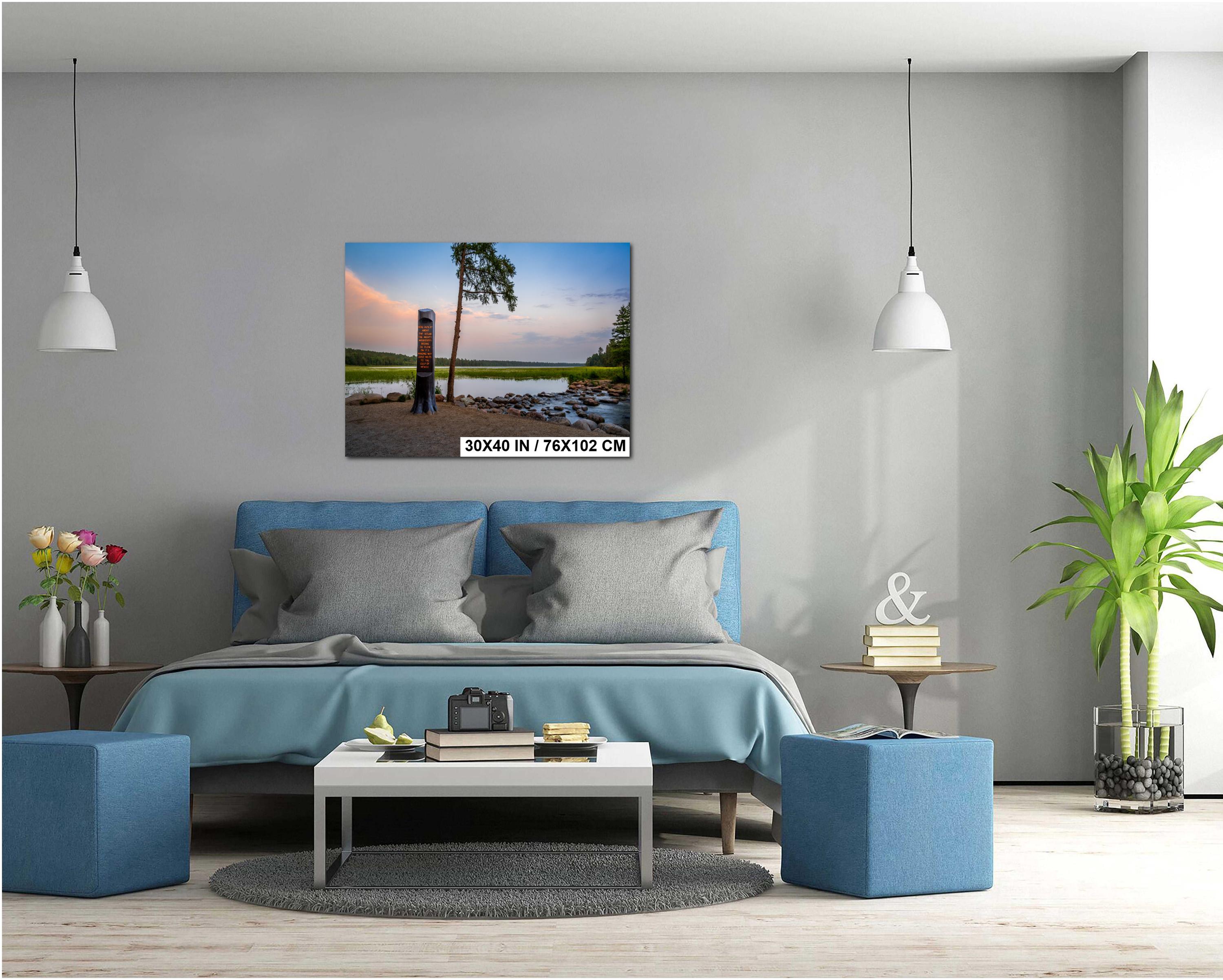 Lake Itasca Sunset: Mississippi Headwaters Nature Photography Wall Art