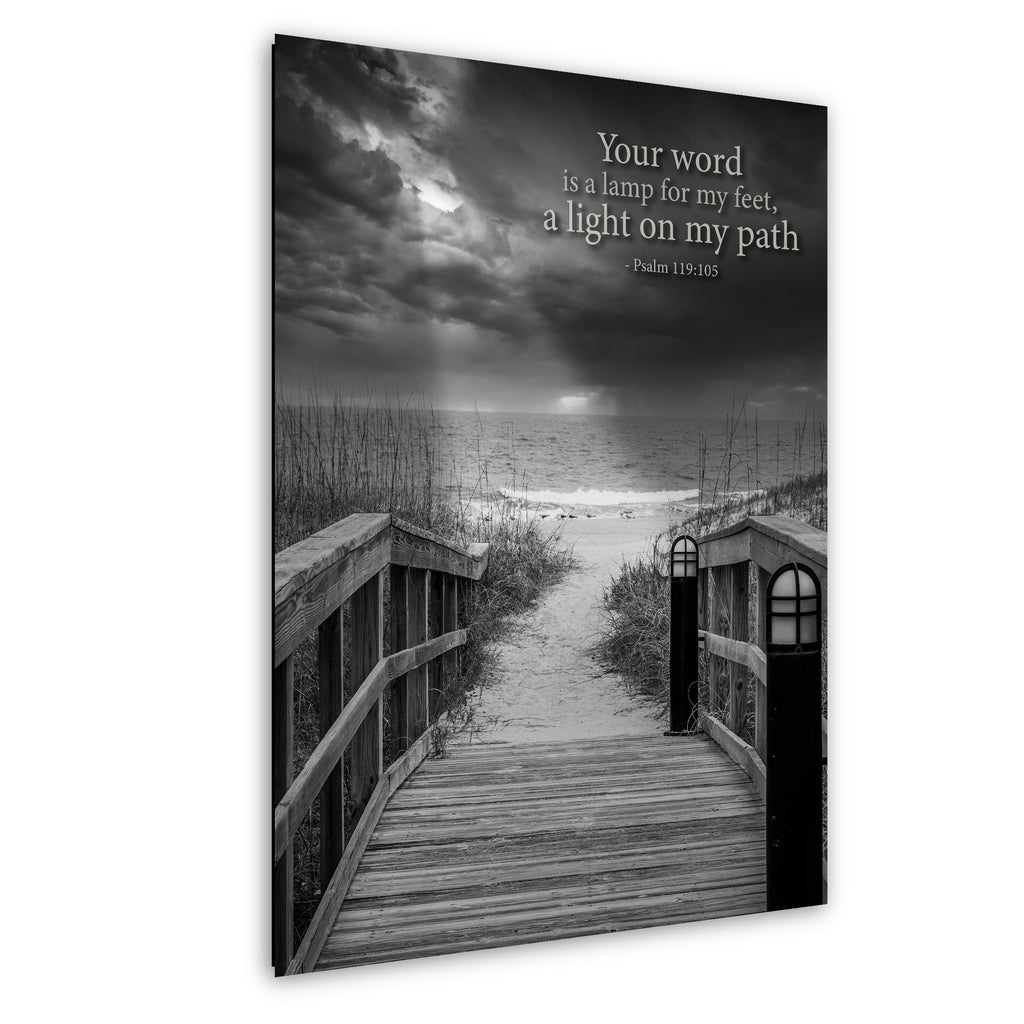 Psalm 119:105 Wall Art - Florida Coastal Photography | Beach Path Faith Decor
