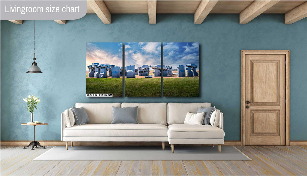 Carhenge Nebraska Stonehenge Automotive Tribute Photography Wall Art