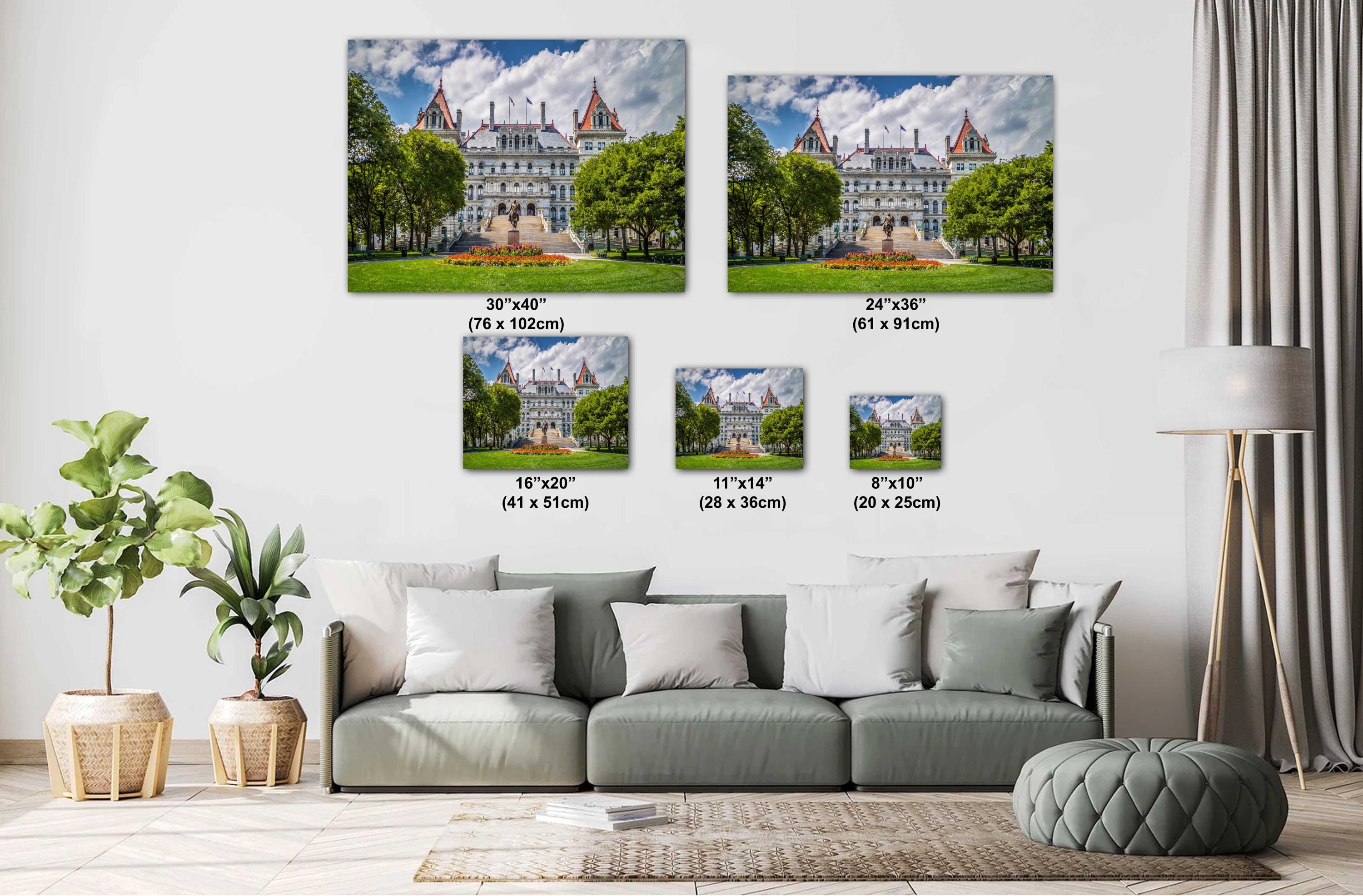New York State Capitol Building Art Print: Albany Architectural Photography
