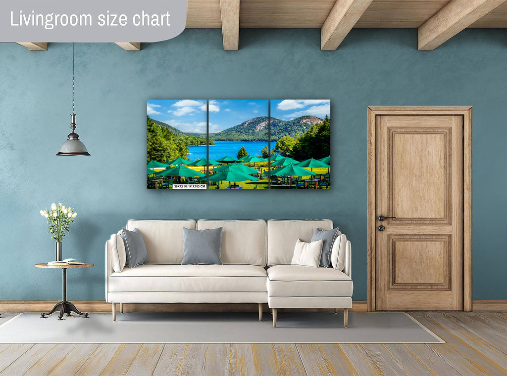 Acadia National Park Print: Jordan Pond Tea House, Maine Wall Art