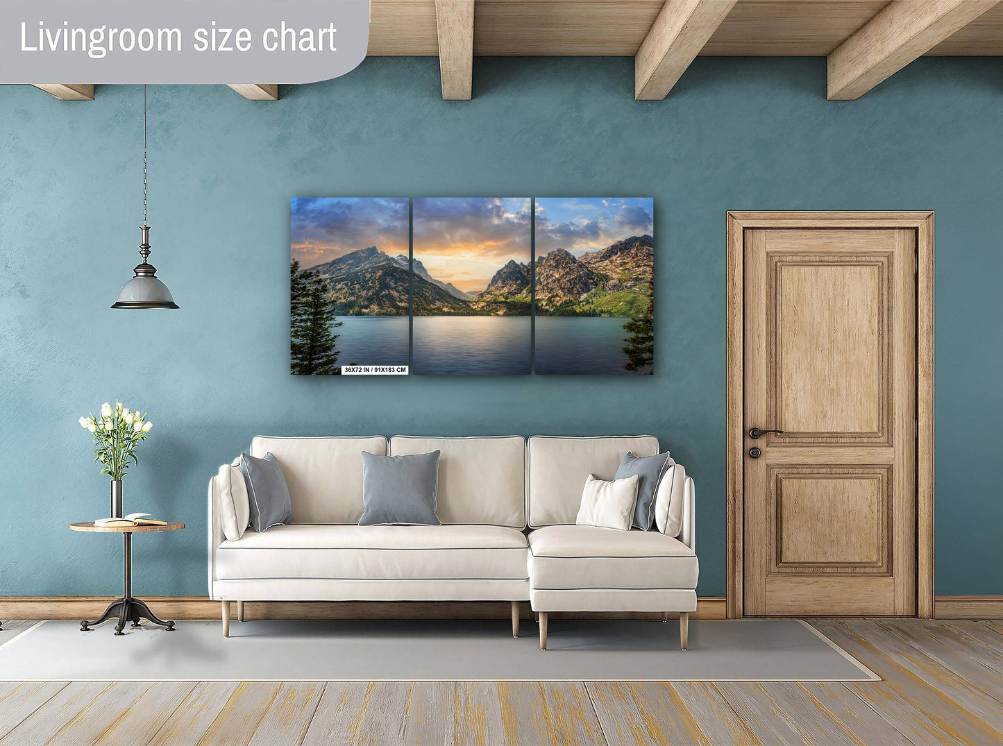 Cascading Beauty: Jenny Lake Wall Art Cascade Canyon Turnout Metal Acrylic Print Grand Teton National Park Landscape