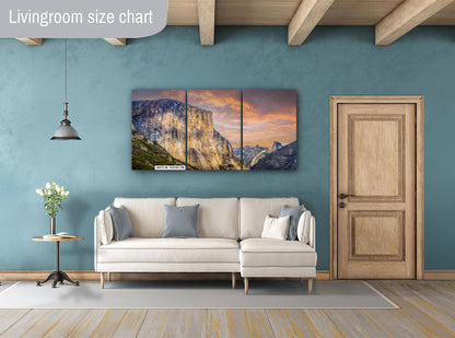 El Capitan Wall Art – Yosemite National Park Poster | Granite Rock Formation Print