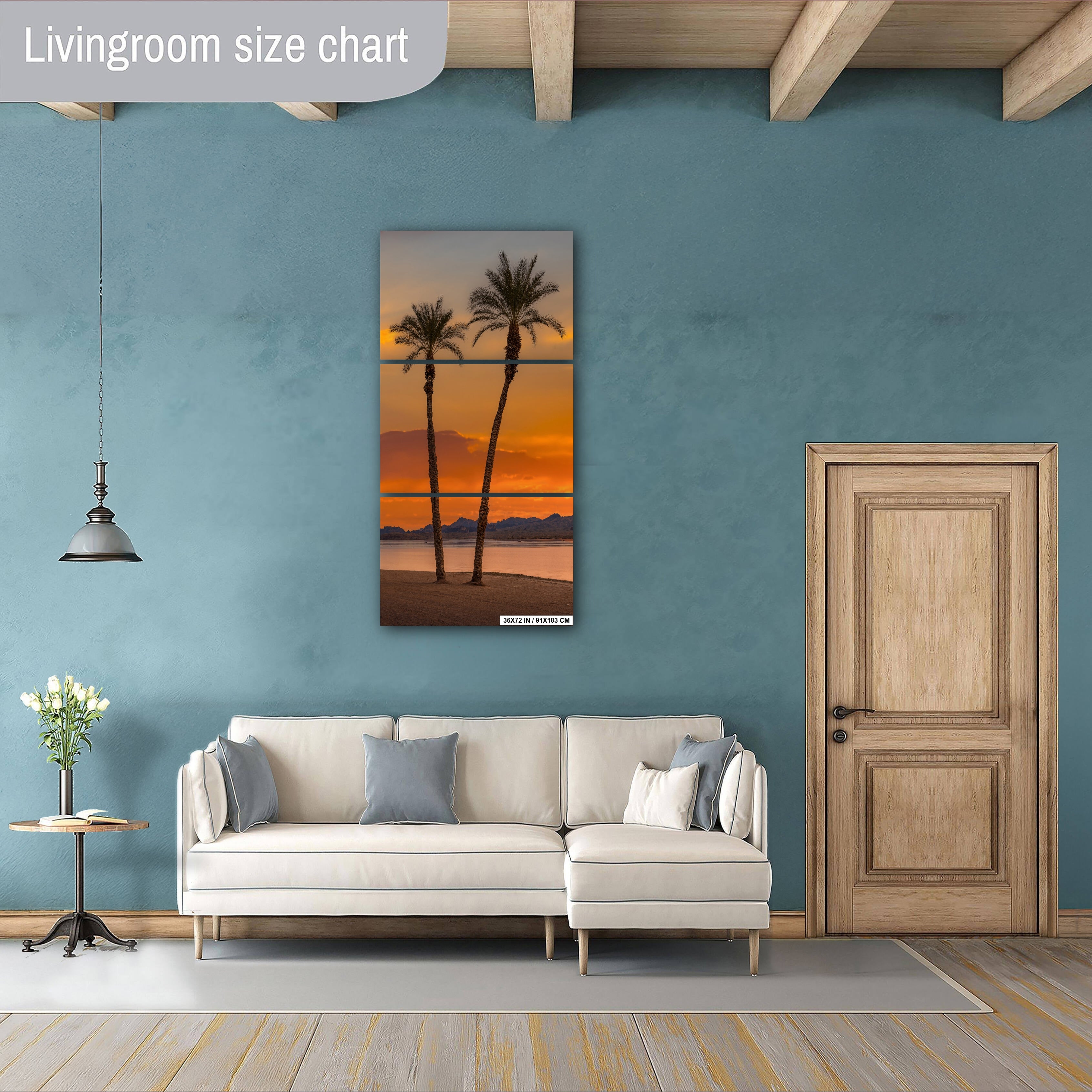 Lake Havasu Palm Tree Arizona Desert Nature Photography Wall Art