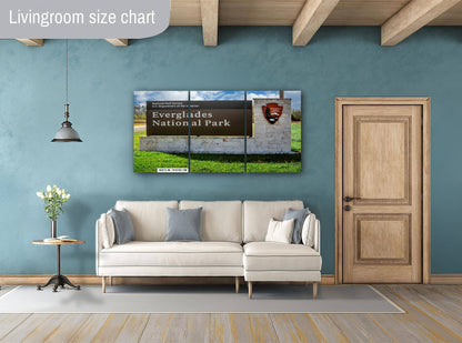 Gateway to the Wild: Welcome to Everglades National Park Florida Print Wall Art Photography Aluminum/Acrylic/Metal/Canvas