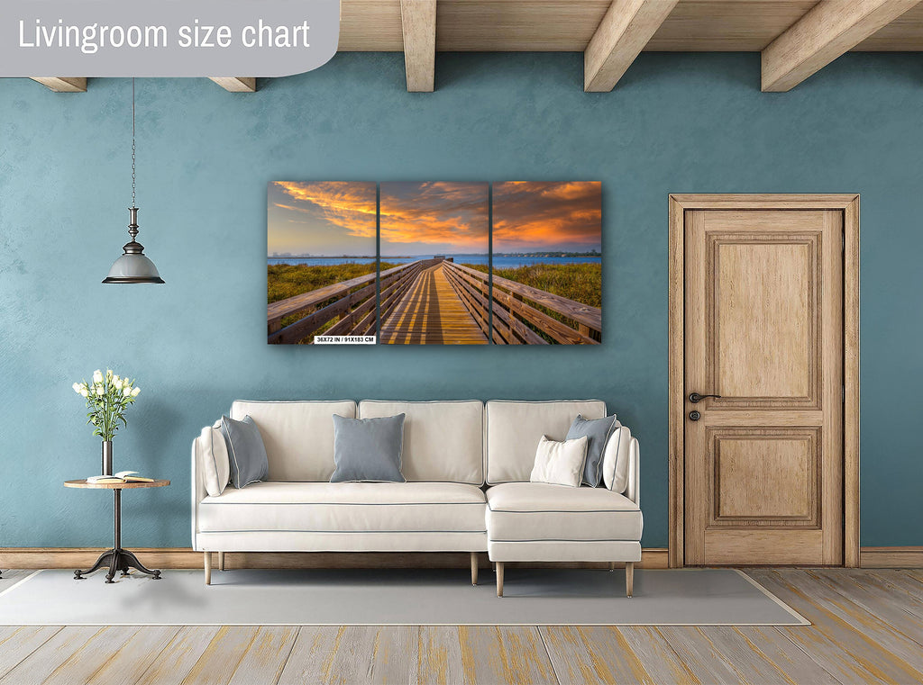 Gulf Shores Beachwalk: Gulf State Park, Alabama Wall Art Photography Gulf Shores Metal Aluminum Print