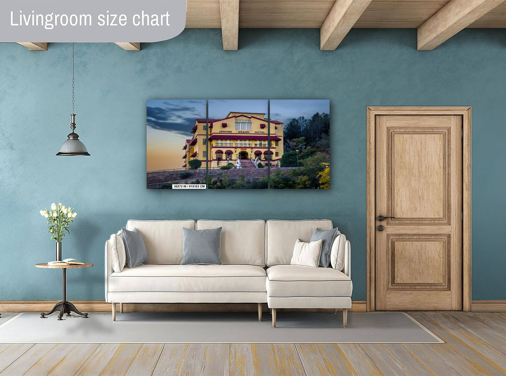 Jerome Grand Hotel Haunted Arizona Landmark Photography Wall Art