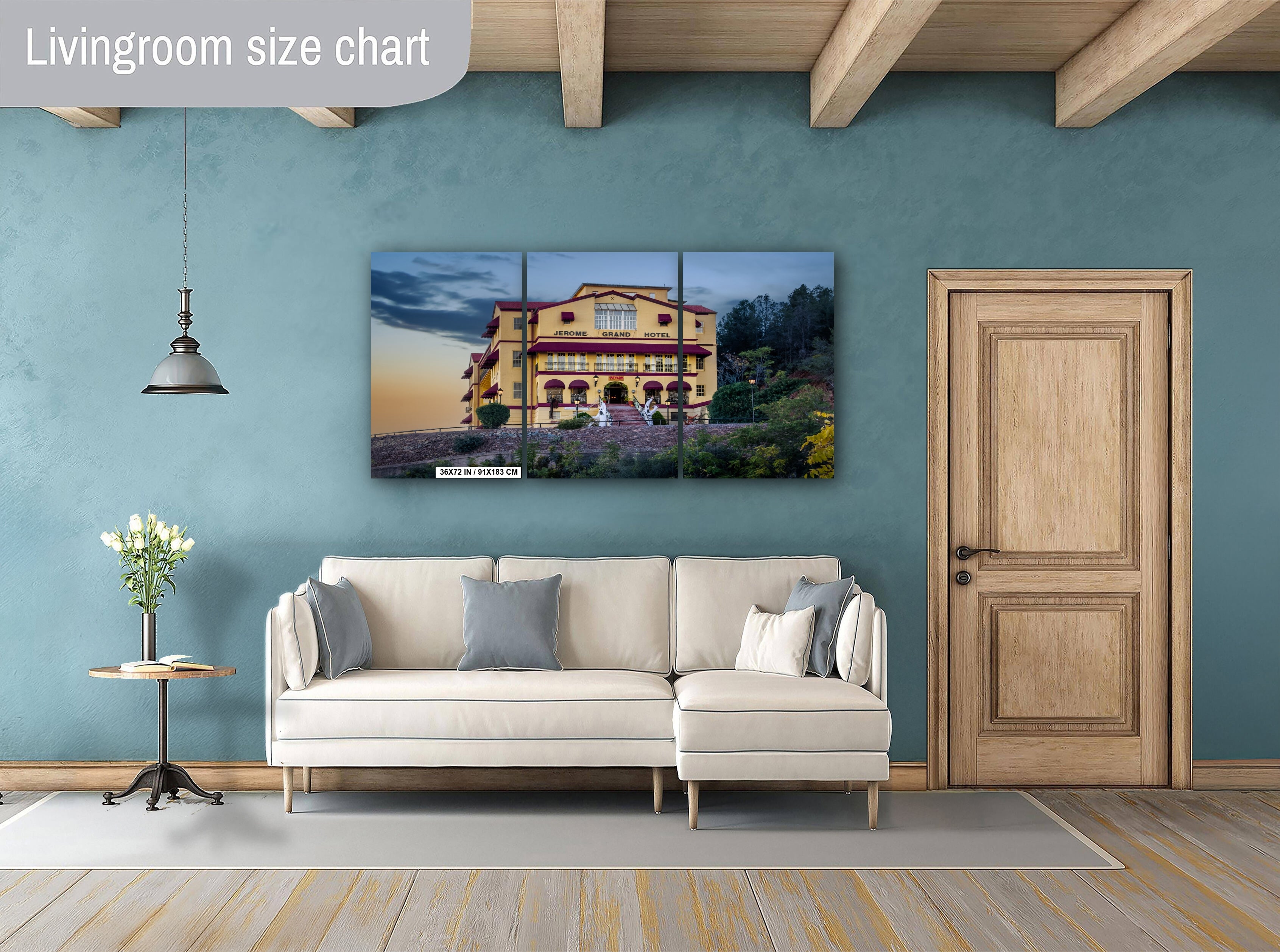 Jerome Grand Hotel Haunted Arizona Landmark Photography Wall Art