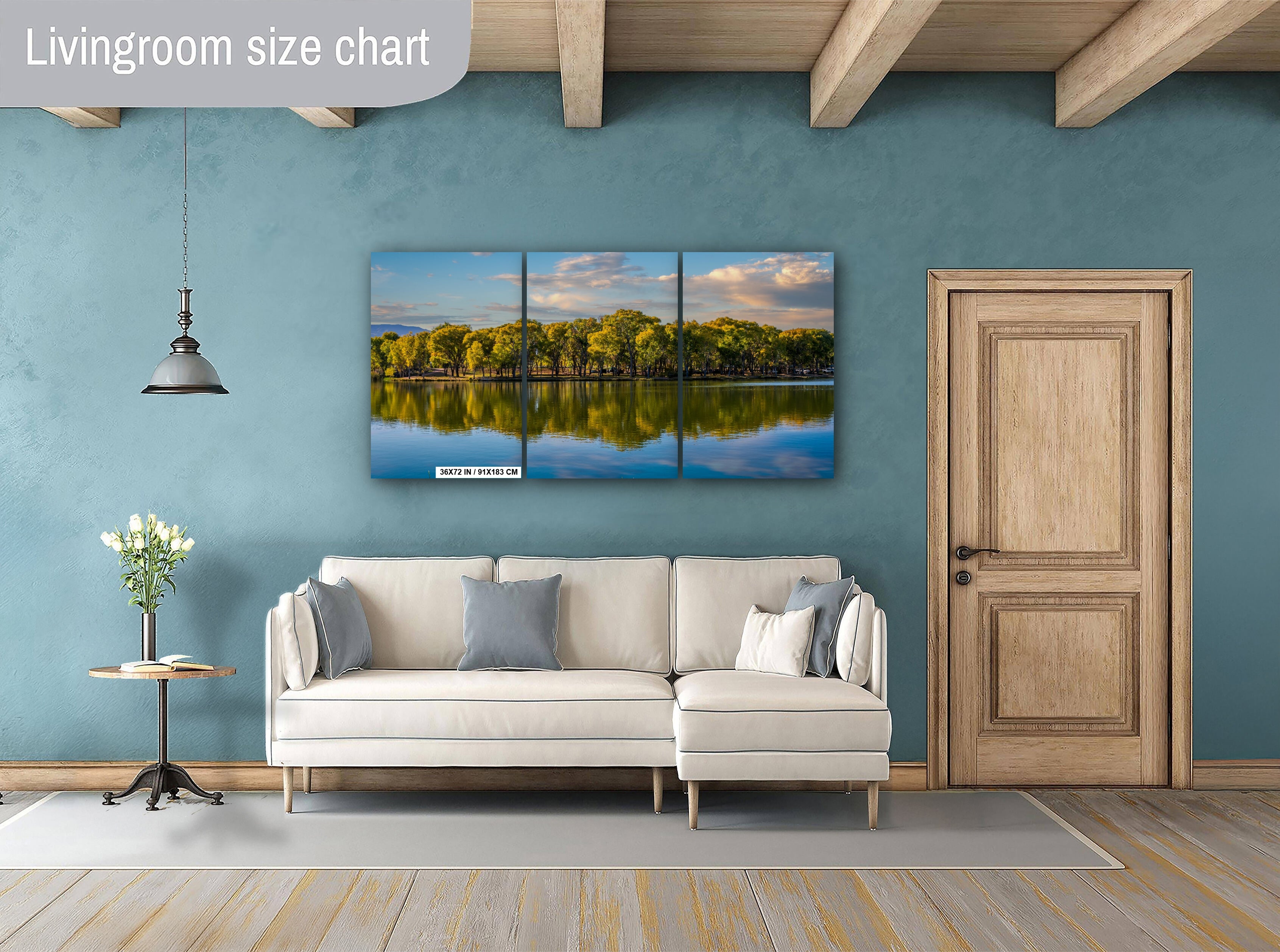 Lake Reflection: Cottonwood Arizona Nature Photography Wall Art