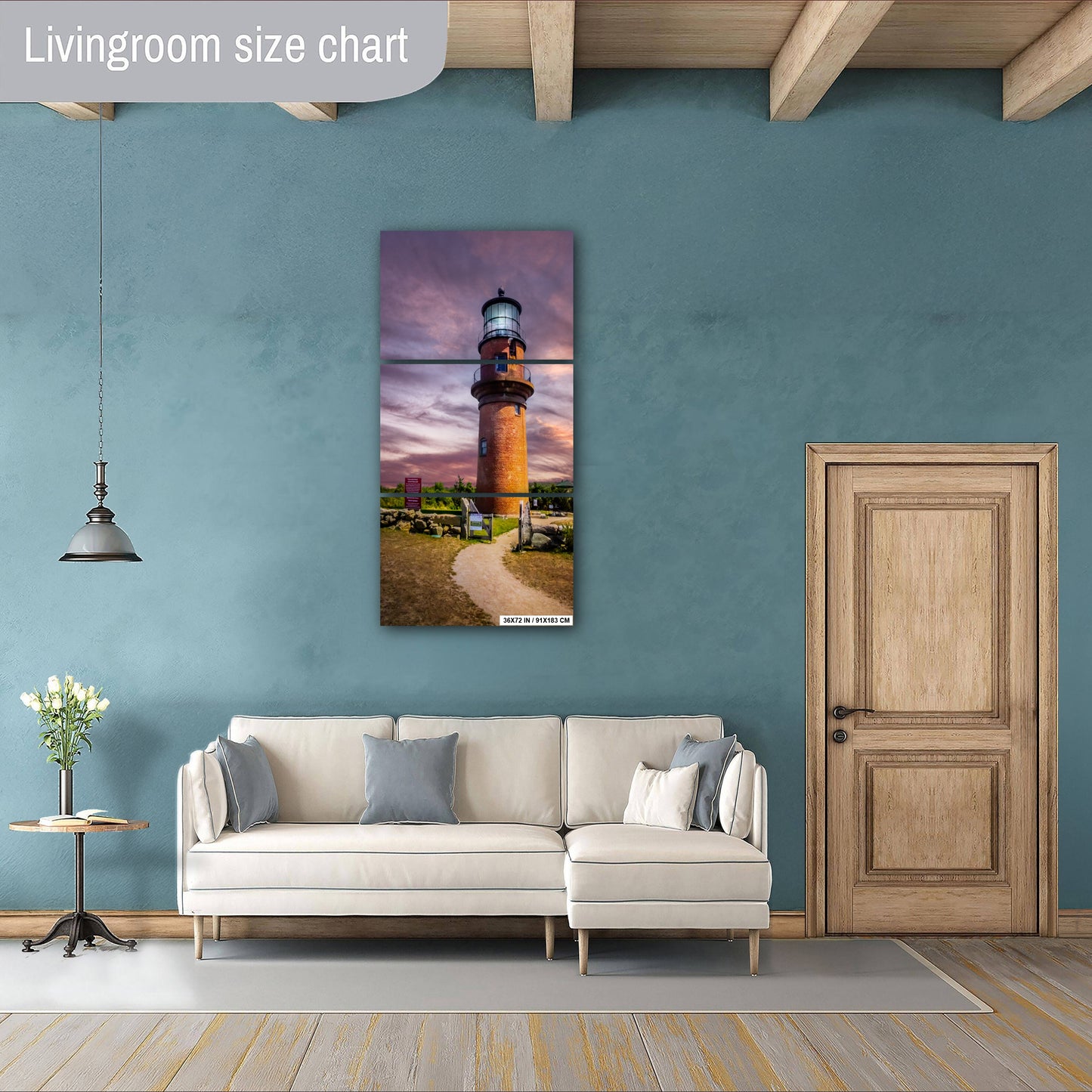 Gay Head Light Wall Art - Historic Aquinnah Lighthouse Canvas Print | Maritime Decor
