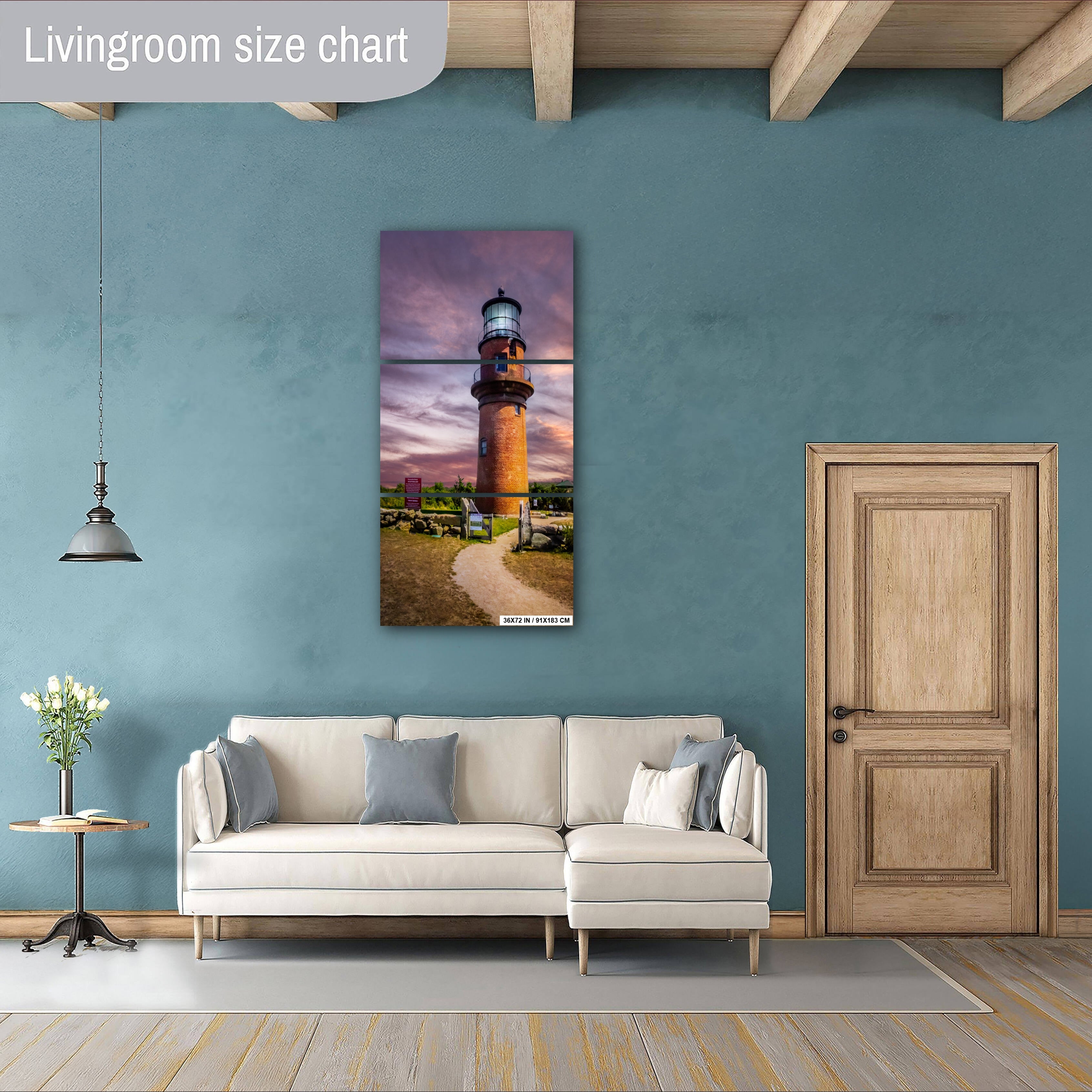 Gay Head Light Wall Art - Historic Aquinnah Lighthouse Canvas Print | Maritime Decor