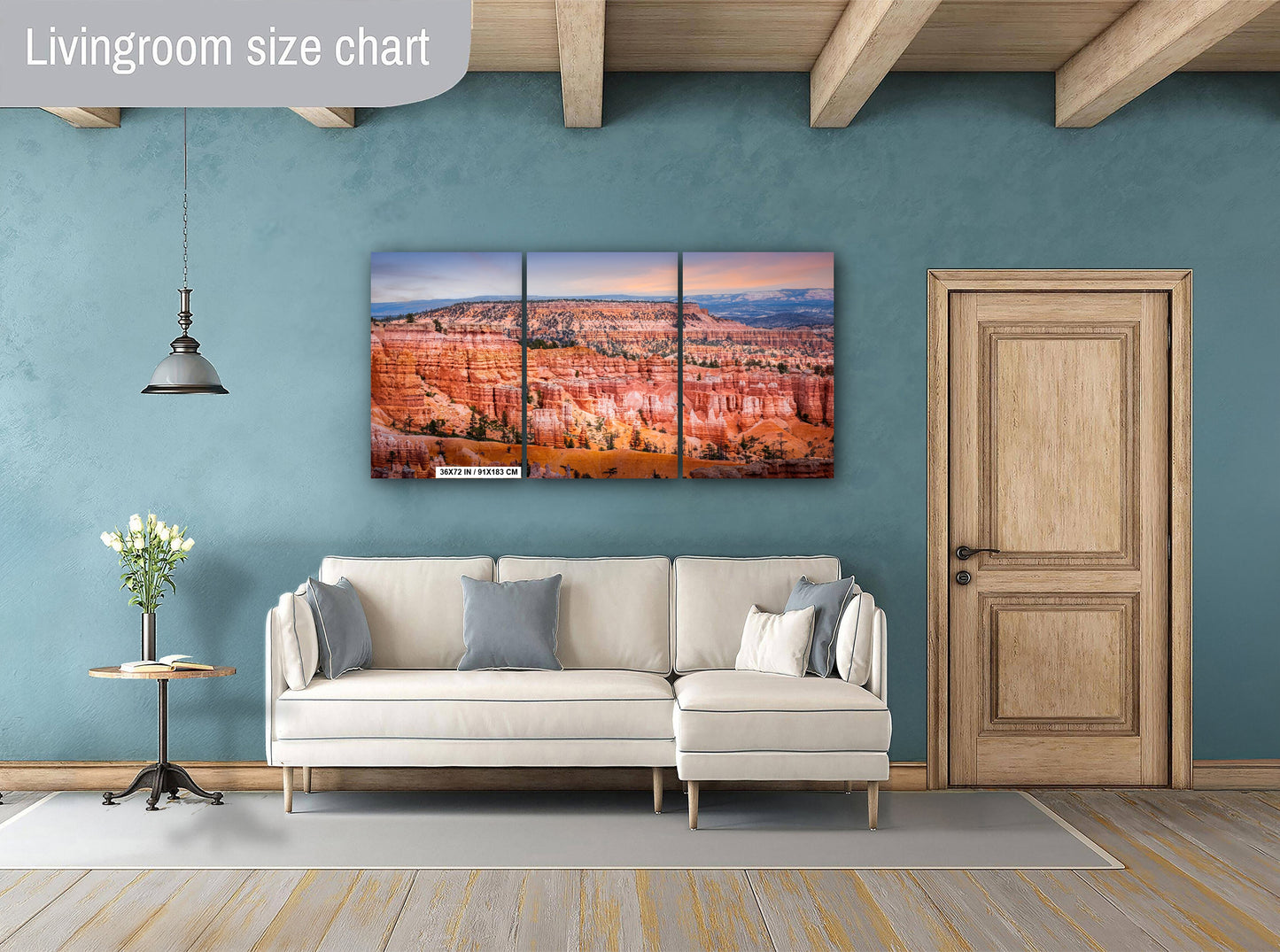 Nature's Artistry: Bryce Canyon Landscape Photography Utah National Park Canvas Print Wall Art