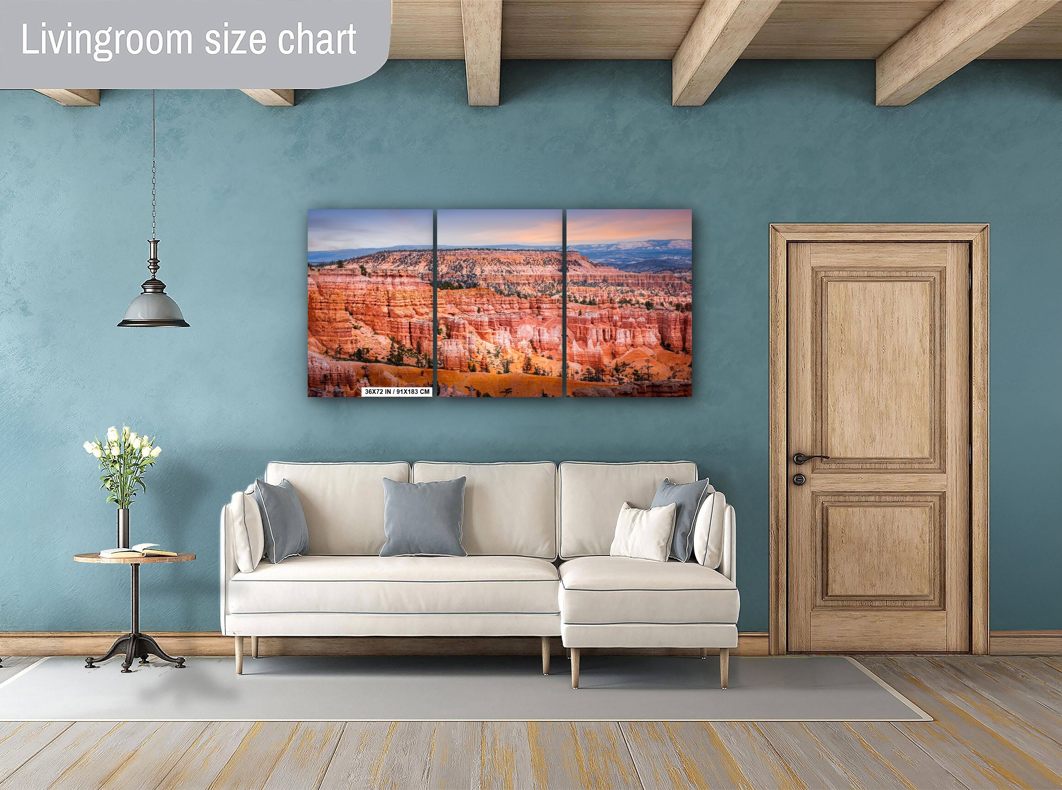 Nature's Artistry: Bryce Canyon Landscape Photography Utah National Park Canvas Print Wall Art