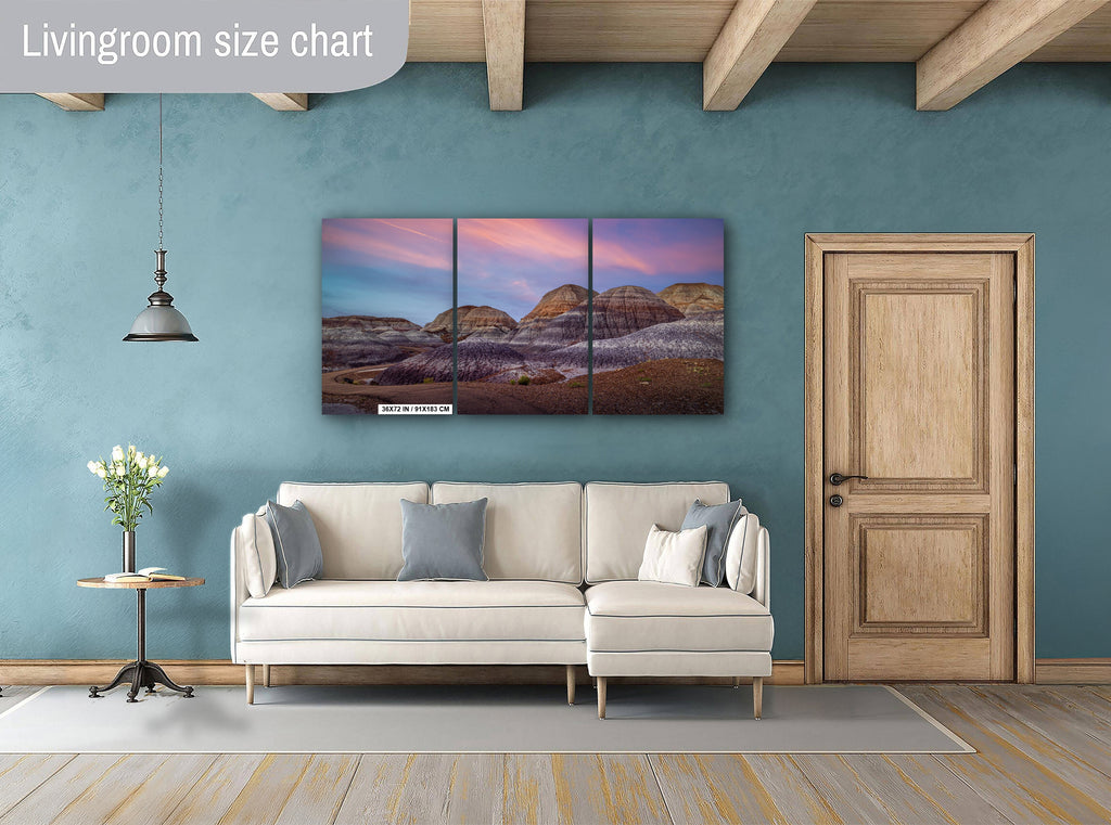 Blue Mesa Arizona Desert Hills Photography Wall Art