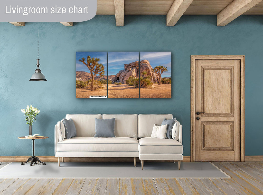 Joshua Tree Rock Formation Print: California Landscape Wall Art