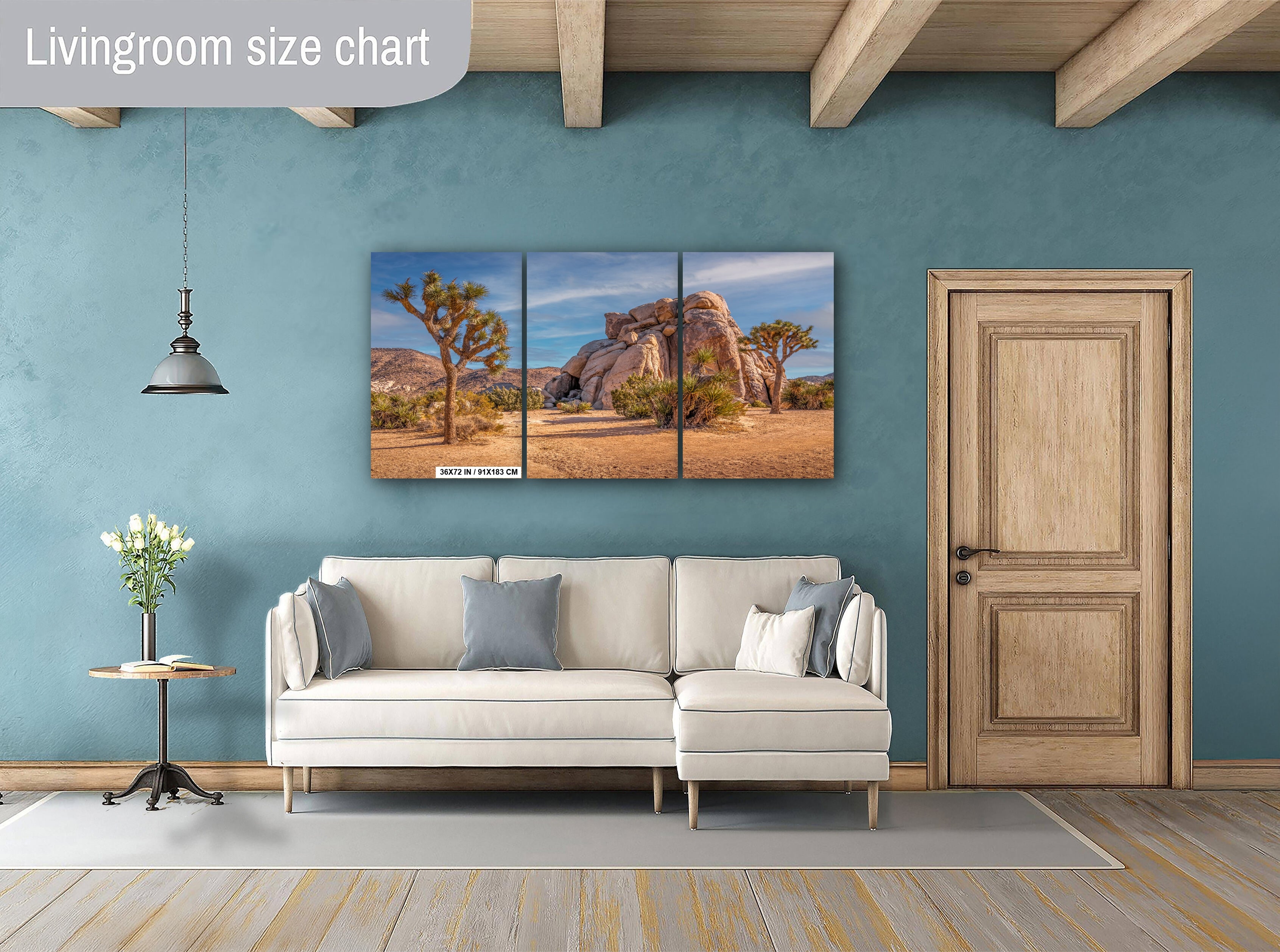 Joshua Tree Rock Formation Print: California Landscape Wall Art
