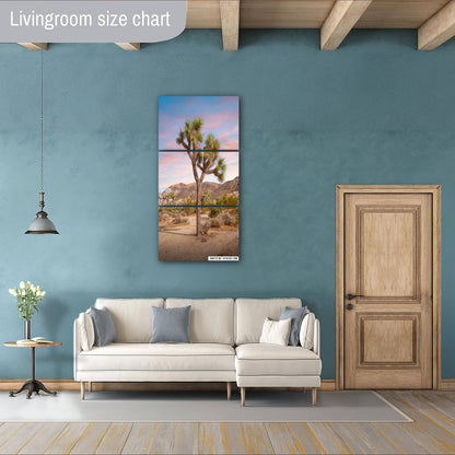 Joshua Tree Wall Art – California Desert Landscape Print on Premium Photo Paper