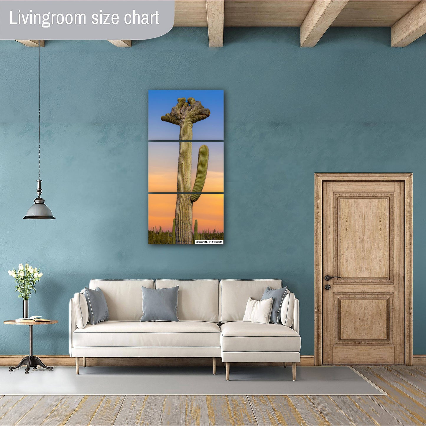 Quirky Crowns: Crested Saguaro Cactus Photography Wall Art