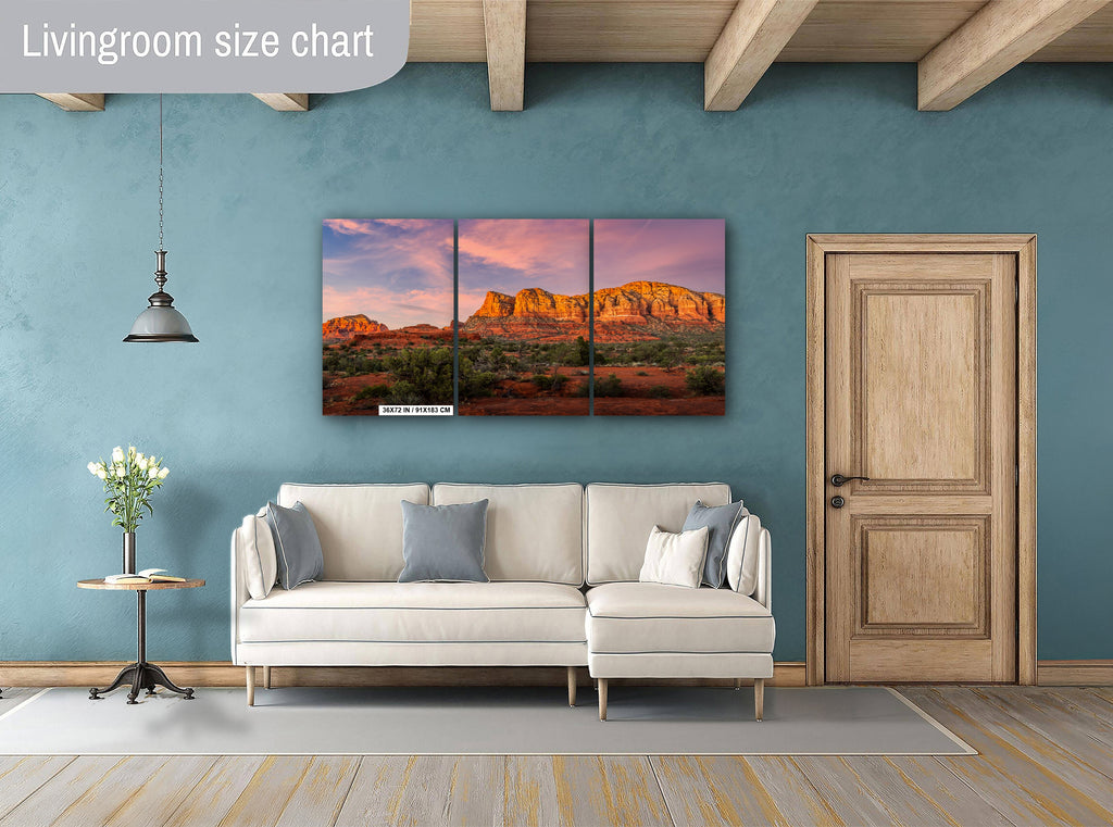 Sedona Arizona Red Rock Crossing Photography Wall Art Home Decor