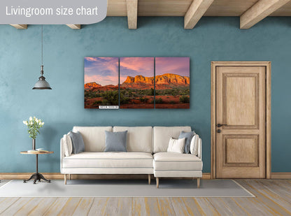 Sedona Arizona Red Rock Crossing Photography Wall Art Home Decor
