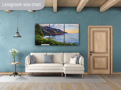 Oregon Coast Print: Hart's Cove Seascape Wall Art