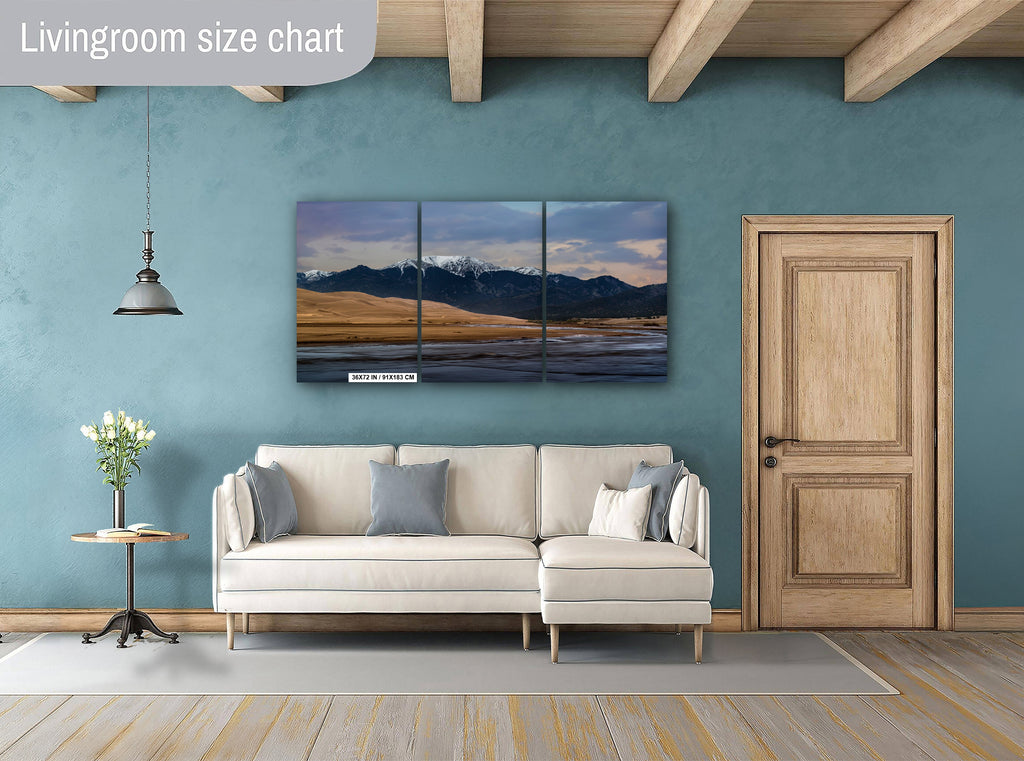 Sands of Serenity: Great Sand Dunes National Park Colorado Landscape Wall Art Home Decor