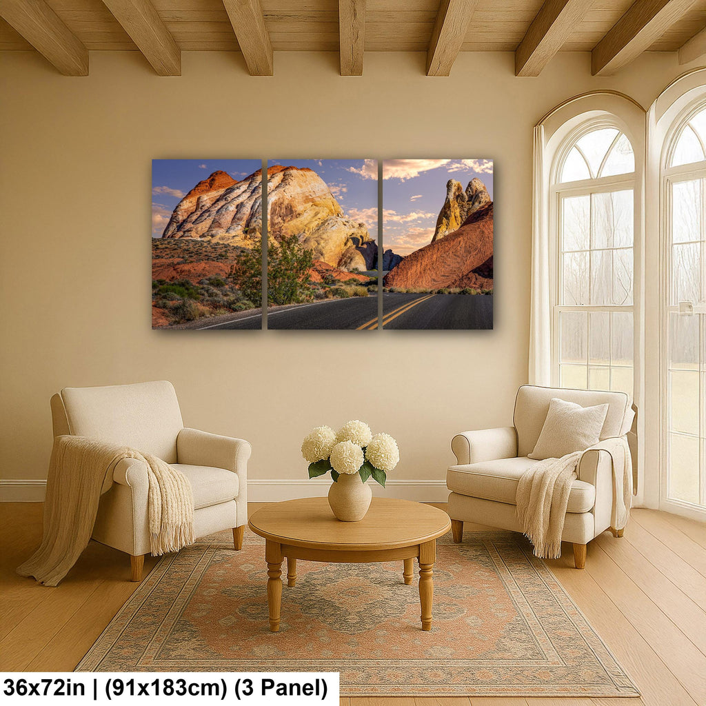 Sandstone Peaks: Red Rock Canyon Las Vegas Nevada Photography Wall Art