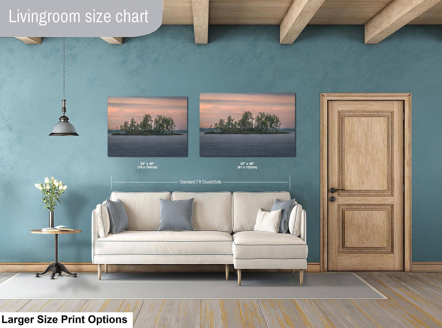 Voyageurs National Park Sunset: Pine Island Lake Scene, Minnesota Nature Photography Wall Art