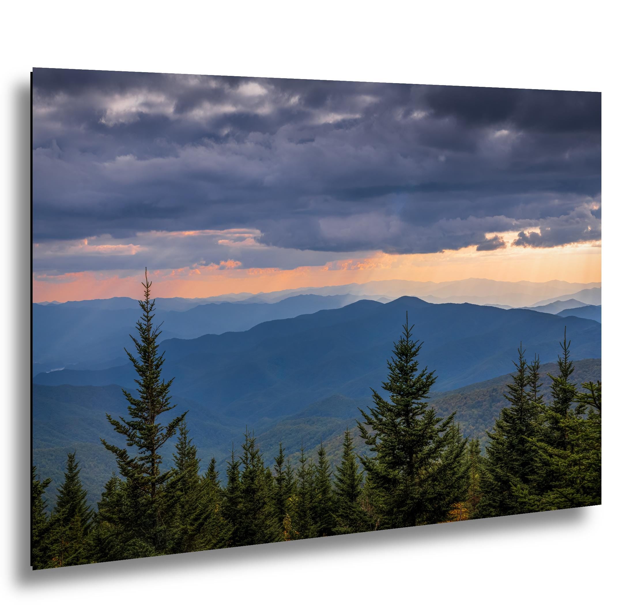 Storm Break: Mountain View Great Smoky Mountains Tennessee Photo Wall Art